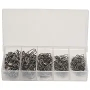 96Pcs Copper alloy Fishing Swivel Snap Bearing Lock Rolling Swivel3643