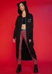 [Dolls Kill x Hello Kitty] True To Myself Longline Hoodie