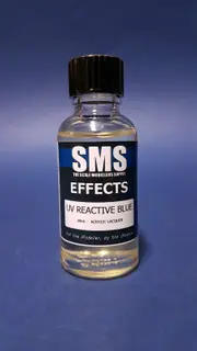 Scale Modellers Supply Effects UV Reactive Blue 30ml EF02 Lacquer Paint
