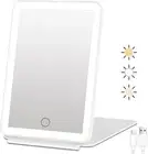 Rechargeable Travel Makeup Vanity Mirror with 72 Led Lights, Portable Lig