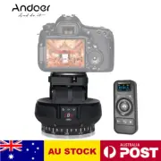 YT1200 Motorized Pan Tilt Head 2- Panoramic Head 360° Rotation for Cameras/Phone