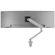 Atdec Ora 10 Dynamic Monitor Arm. Up to 49" screens, Max Load 10kg, F-Clamp Desk Fixing, VESA up to 100x100. Silver AW-ORA10-F-S