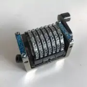7 digit numbering machine press printing encoder wheel rotates reversely