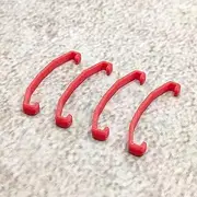 ULEIVA Headphone Clip 4 Pcs Red Clamp Gadged Compatible with Astro A50 Gen 4+ Mod. Kit Support Clamp Headband Fix Gaming Headset Headband (Red)