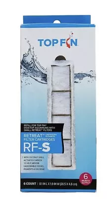 Top Fin Retreat RF-S Filter Cartridges 6 months supply RFS 6