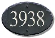Engraved STONE ADDRESS MARKER/House/Sign/Plaque/Number #8CB