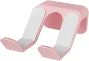 Ronyme Wall Mount Game Controller Holder Storage Shelf Holder Easy Installation Headset Hook Hanger Wall Mounting Hanging Bracket, Pink