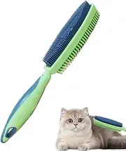 Dog Shedding Brush,Double-Sided Pet Skin Care Brush | Portable Grooming Tool, Hair Removal Gadget for Long and Short Haired Pets