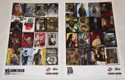 THE WALKING DEAD FEAR TOPPS CARD TRADER NYCC LIMITED POSTERS NEW YORK COMIC CON