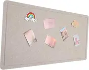 SHOWERORO Felt Wall Tiles Large Decorative Board Memo Board Features Easy Installation