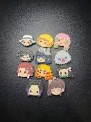 11 Pieces - Chibi Demon Slayer Shoe Charm Set Pins
