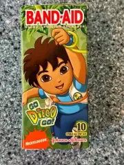 Bandages Go Diego Go Nickelodeon Package of 10 New Unopened VTG NOS 1996