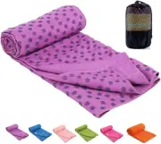 Vivva Yoga Towel, Hot Yoga Mat Towel - Sweat Absorbing Non-Slip for Hot Yoga,...