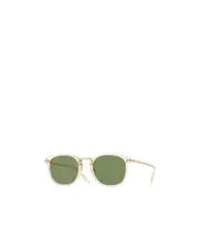 Geometric frame sunglasses 49 Green