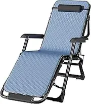 Zero Gravity Lounge Chair, Garden Chairs Zero Gravity Lounge Chair Patio Foldable Adjustable Reclining Chair with Removable Ice Silk Cooling Pad for Outdoor Camping Garden Lounge Chair Comfortable
