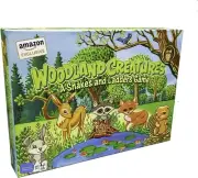 Woodland Creatures Snakes And Ladders Kids Board Game ~Brand NEW Sealed~