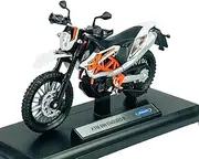 Welly K-T-M 690 Enduro R White Motorcycle 1/18 Metal Model Die Cast New in Box with Stand