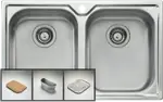 Oliveri SNK 770MM DOUBLE INSET BOWLS