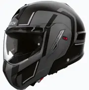 Airoh Mathisse II Genius, flip up helmet , color: Matt Black/Grey , size: XL