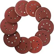 Sanding Discs Hook and Loop 8 Hole Sandpaper Assortment Aluminum Oxide Abrasive for Wood Metal Plastic Finishing
