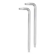 2pcs T10 Tamper Proof Torx Star Key Bit Wrench 2.2" CR-V Hand Tool