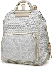 MKF Collection Vegan Leather Backpack Purse for Women - Ladies Fashion Travel - Big Bookbag Top-Handle