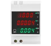 LCD Voltmeter Current Power Ammeter KWH Panel Meter Electric Monitors 100A 220V