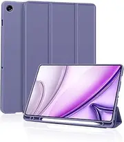 Case for Samsung Galaxy Tab A9 Plus Tablet Case with Pencil Holder, Slim Smart Protective Case with Soft TPU Back, Auto Sleep/Wake Cover for Samsung Galaxy Tab A9+ 11 Case (Blue Gray)