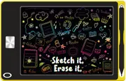 8.5" Interactive LCD Writing Tablet - Yellow Doodle (Usb Rechargeable)