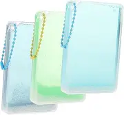 [ULDIGI] 3pcs Quicksand Gupan Mini Fridge Accessories DIY Clear Pendant Hanging Decor Pendant Ornament Crafts Pendants Hanging Prop Desk Top Decor Pearl Trim Bag Card Sticker Plastic