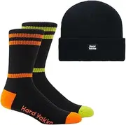 [Hard Yakka] Unisex Adult's 3056 Sock (2 Pack) and Beanie Bundle