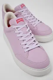 Runner K21 Purple leather sneakers for women
