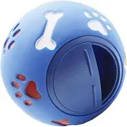 Dog Treat Dispenser Ball, Bite Resistant Cute Design Attractive Puppy Puzzle Chewing Ball Slow Feeding Adjustable for Indoor (S 7.5cm/3.0in Diameter)