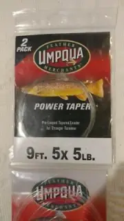 Umpqua Fly Fishing - Red Hot Power Taper Leader and Regular Power Taper See Pics