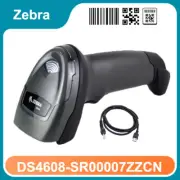 Zebra DS4608-SR Corded Area-imaging Handheld 2D Barcode Scanner Imager USB Cable