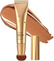 Liquid Blush Beauty Wand, Liquid Blush for Cheeks, Contour Beauty Wand, Highlight Matte Li-quid Blu-sh Stick with Applicator, Long Lasting Makeup for Cheek Lip