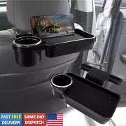 Folding Car Organizer Storage Seat Back Cup Holder Tray Food Table Mount Travel (for: Audi)