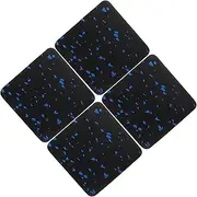 OHPHCALL Noise Reduction Exercise Mat Anti Vibration Pad for Treadmill Fitness Machine Mat Vibration Absorbing Rug