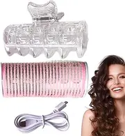 Hair Roller For Bangs,Usb Heated Hair Curler | Electric Rollers Hair Curlers, Self-Adhesive, Efficient For All Hair Types, Portable Heat Solution