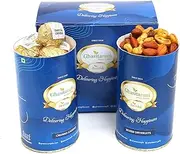 Jaiccha Ghasitaram Channa Laddoo and Mix Dryfruits Cans|Diwali Gift,Holi,Rakhi,Valentine,Christmas,Birthday,Anniversary,Her,Him|