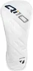 TaylorMade Qi10 designer Head Covers - Driver Fairway Hybrids - White