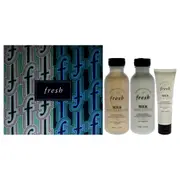 Heat to Toe Nourishing Trio by Fresh for Women - 3 Pc 8.7oz Body Cleanser - Milk, 8.7oz Body Lotion - Milk, 1.6oz Hand Cream - Milk