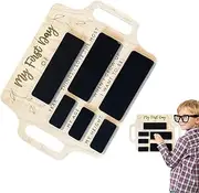 [AYUMN] First and Last Day of School Sign, First Day of School Chalkboard, First and Last Day of School Chalkboard Signs for School Celebrations and Milestones, Chalk Markers, Sign, Sign