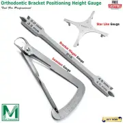 Orthodontic Bracket Positioning Height Gauge Positive Brackets Positioner Dental