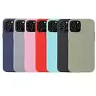 For iPhone 16 15 13 12 11 Pro Max XR XS 7 Silicone Case Soft Slim Rubber Cover