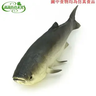 仿真魚模型假魚秋刀魚多寶魚海洋動物大頭魚草魚攝影裝飾道具大號