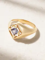 [Suzanne Kalan] Suzanne Kalan - 18-karat Gold, Sapphire And Diamond Ring - 4 4 Gold