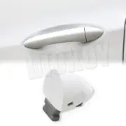 White Front Left Side Door Handle Key Hole Cover Cap For Chevrolet Cruze 2015-18