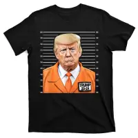 在飛比找蝦皮購物優惠-Donald Trump Mug Shot 2024 橙色監