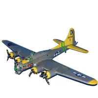 在飛比找蝦皮購物優惠-1:47 66cm x 48cm 美國 B-17G 空中堡壘